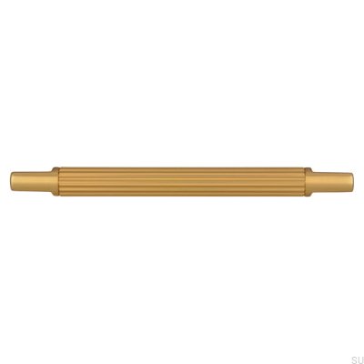 Oblong furniture handle 2591 128 Brushed Gold