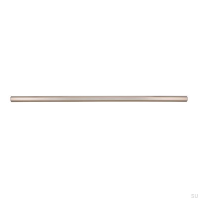 Oblong furniture handle 2571 320 Brushed Silver
