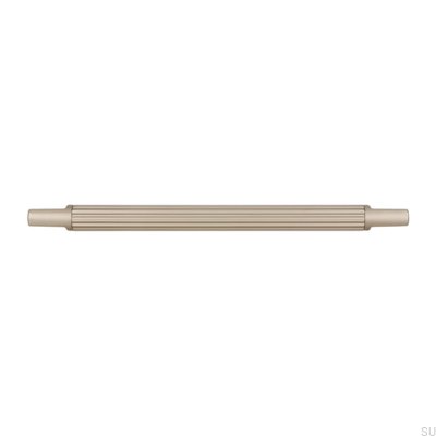 Oblong furniture handle 2591 160 Brushed Silver