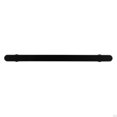 Oblong furniture handle 2587 160 Matt Black