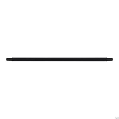 Oblong furniture handle 2591 320 Metal Matte Black