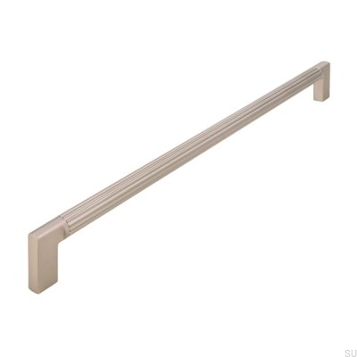 Oblong furniture handle 2591 320 Brushed Silver