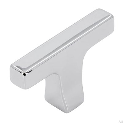 T-Bar 2562 48 furniture knob, polished chrome