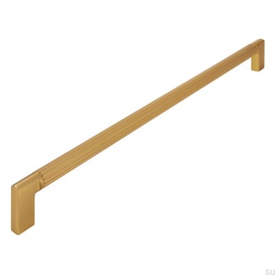 Oblong furniture handle 2591 320 Brushed Gold