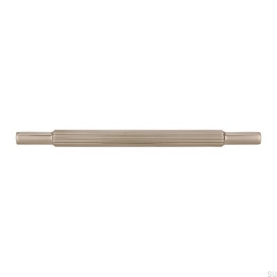 Oblong furniture handle 2593 160 Brushed Silver