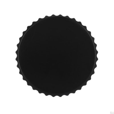 Furniture knob 2595 Matte Black Metal