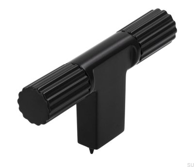 T-Bar 2592 Metal Matte Black furniture knob