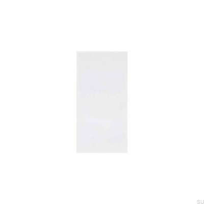 Euro Plate Socket Module White British Standard