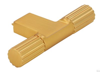 T-Bar 2592 Brushed Gold furniture knob
