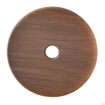 Knob pad 2490 30 Antique Gold Brushed