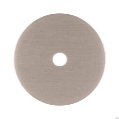 Knob pad 2490 30 Brushed Silver