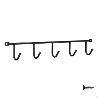 Wall hanger 2081 339 Metal Matt Black