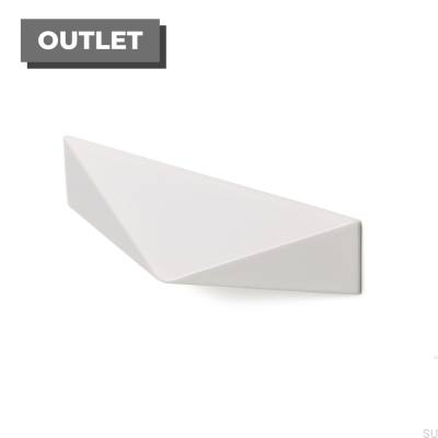 Oblong furniture handle Kares 192 Metal white