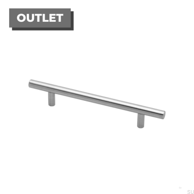 Oblong furniture handle Rf-C 192 Stainless steel