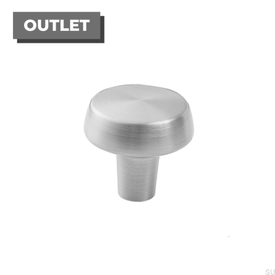 Furniture Knob Autumn 36 Silver Metal (Inox Look)