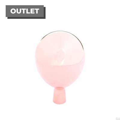 Furniture knob Drop 32 Polished Copper Unpainted