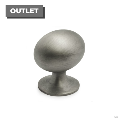 Victor Brushed Tin Furniture Knob