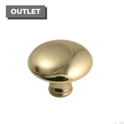 Furniture Knob 3540 Gold Polished Lacquered