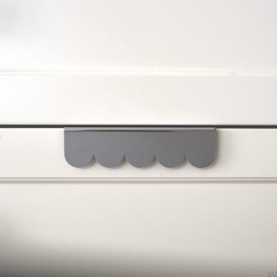 Edge furniture handle Valance, Chrome-plated brass