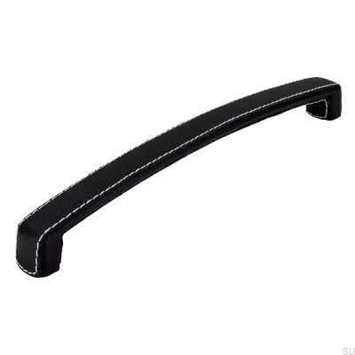 Longitudinal furniture handle SM8059I 224 Leather Black