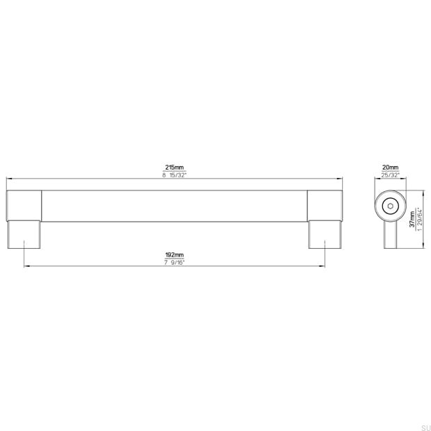 H170-150LS7ZN21--Uchwyt-meblowy-podłużny-H170-192-Metalowy-z-Czarną-Skórą-Siro-Skandynawskie-Uchwyty_5