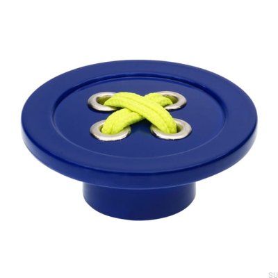 Furniture knob SM8257F 58 Plastic Blue