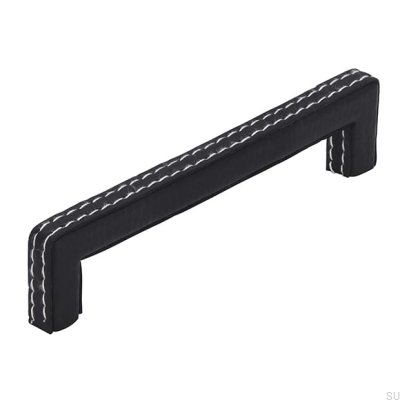 Longitudinal furniture handle SM8137I 128 Leather Black