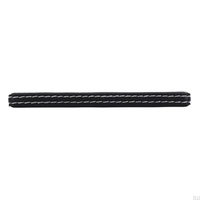 Longitudinal furniture handle SM8137I 128 Leather Black