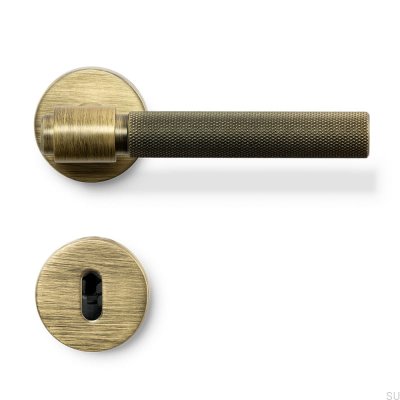 Helix 200 door handle Metal Antique bronze Modular lock