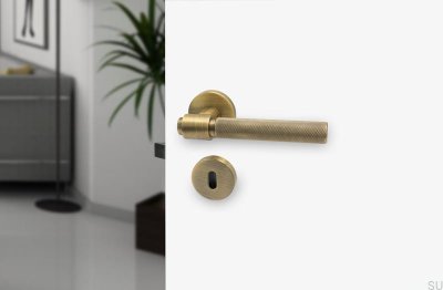 Helix 200 door handle Metal Antique bronze Modular lock