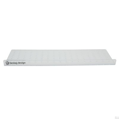 Template for drilling holes for handles and knobs