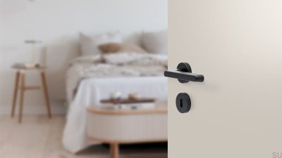 Door handle Tavira 30 Black Modular lock