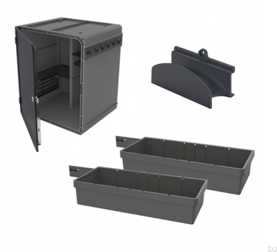 A cabinet for cleaning items