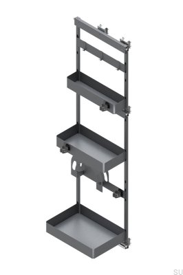 Deluxe Right cleaning cabinet, dark gray