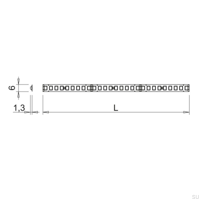 Flexyled LED Strip SHEP6B 10m EVO 24V/56W 2700K