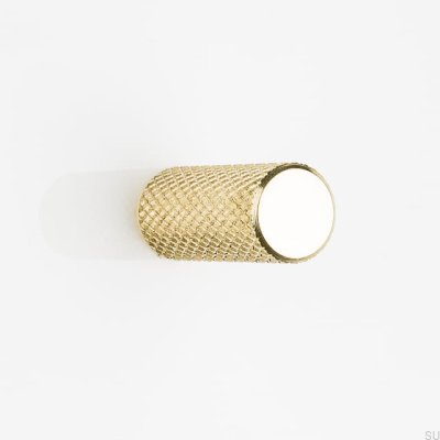 Furniture Knob Fing Grip Unpainted Brass