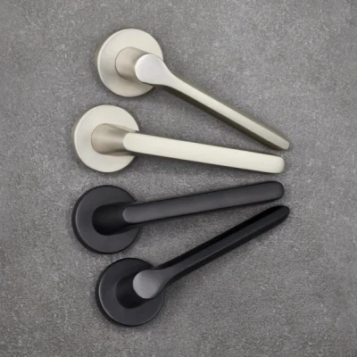 Sintra door handle Aluminum Silver Brushed Modular lock