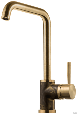EVO980 Grottesco kitchen faucet, brass, unpainted