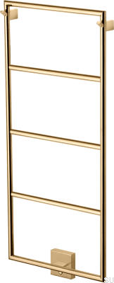 Bathroom radiator TW800-400 Steel Gold Polished PVD