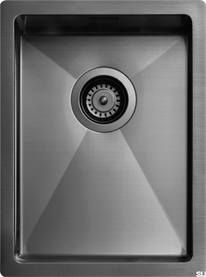 Kitchen Sink 3040 Steel Black Chrome PVD