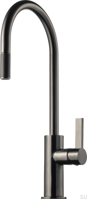 Kitchen faucet with pull-out spout ARM185 Brass Black Chrome Brushed