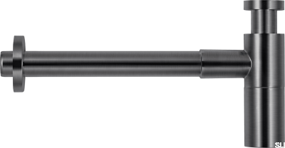 Washbasin siphon XACC167 Brass Black Brushed Chrome