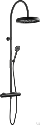 Shower set ARM7300-150 Matte Black Brass