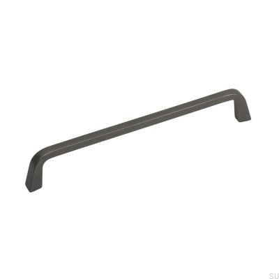 Elongated furniture handle Este 160 Metal gray