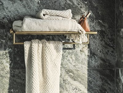 Towel rack TA814 Chrome-plated brass