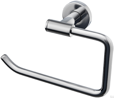 Toilettenpapierhalter Ventus Serie – Gebürstetes Nickel, Aus Messing