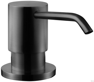 BI228 Soap Dispenser Matte Black Brass