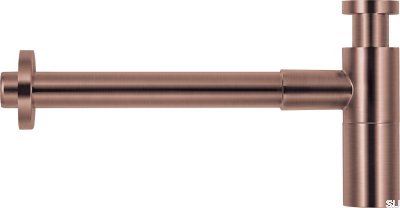 Washbasin siphon XACC167 Brushed Copper, Unpainted