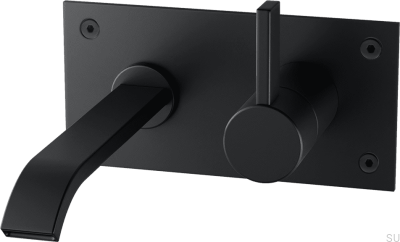 Washbasin faucet ARM006 Matte Black Brass