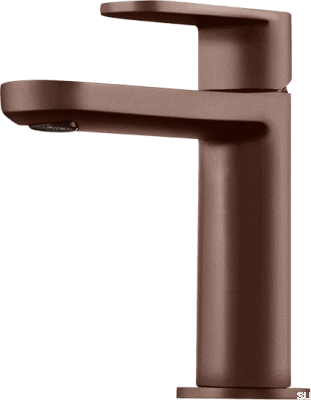 CA071 washbasin faucet, brass brown
